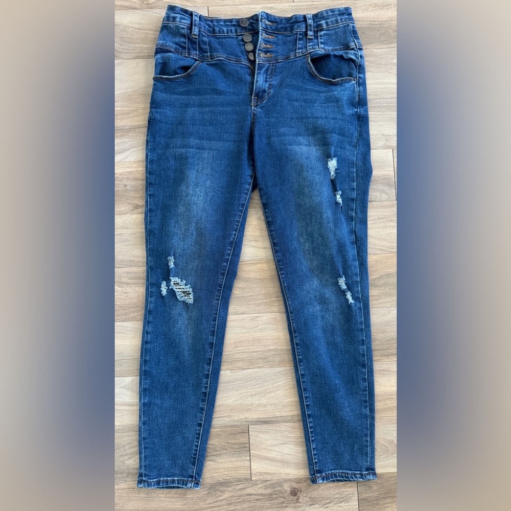 WOMENS Highway Jeans Ripped Jeans Size 7/8